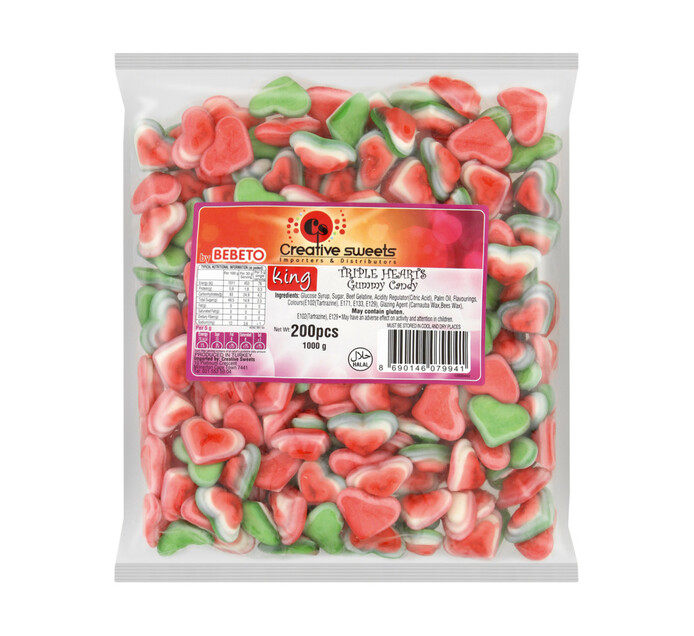 King Jelly Sweets (All flavours) (1 x 1kg) Makro