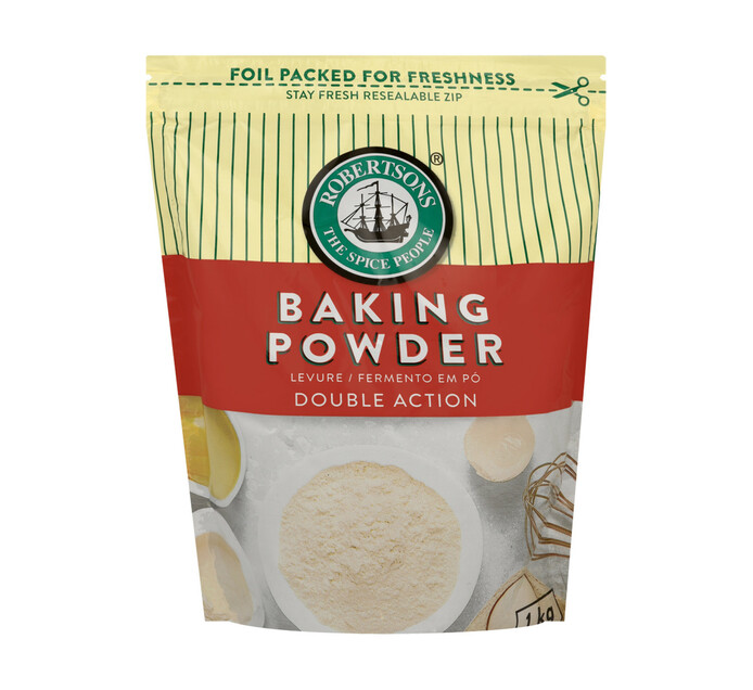 Robertsons Baking Powder Pouch (1 x 1kg) Baking Powder Baking