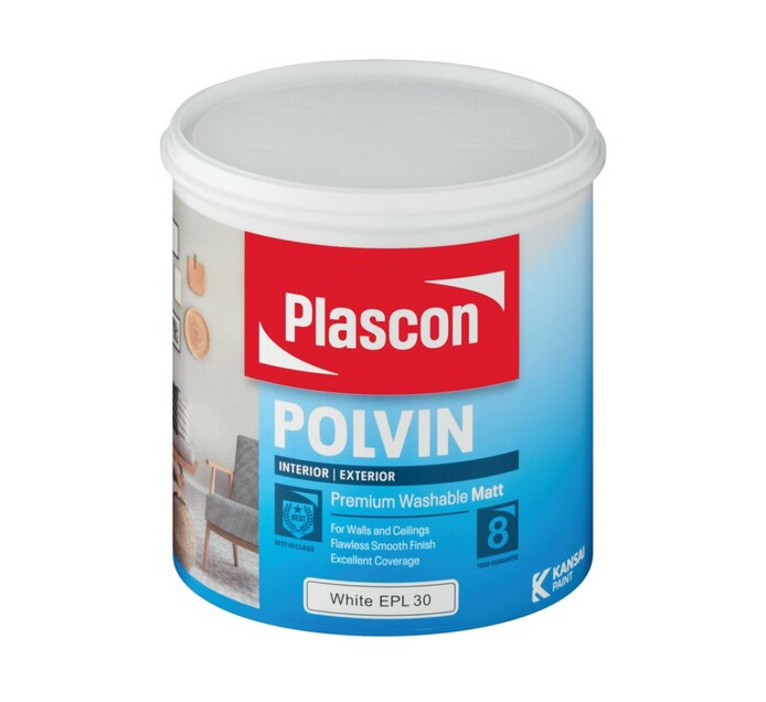 Plascon 1L Acrylic Paint 1Lt PVA Paint 1L PVA Paint 1L Paint Paint & Surface Hardware