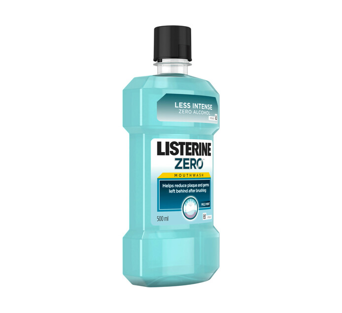 Listerine Mouthwash Zero (12 x 500ml)