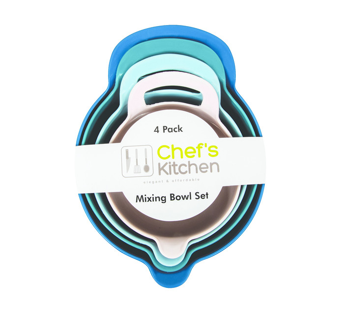 Chef's Kitchen 4 Piece MIXING BOWL SET Makro