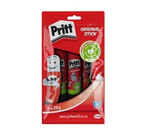Pritt 22 g Glue Sticks 3-Pack 