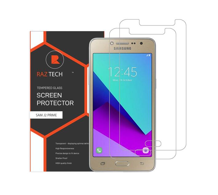 Raz Tech Tempered Glass for Samsung Galaxy G530/J2 Prime ( Pack of 2 )