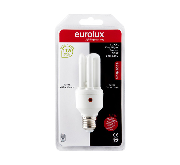 Eurolux 11 W Day/Night Sensor Energy Saver Energy Savers Energy