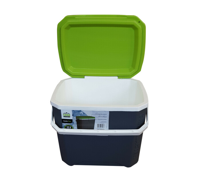 CAMPMASTER COOLER BOX 12.5L GREEN/GREY Cooler Boxes Standard Standard Cooler Boxes