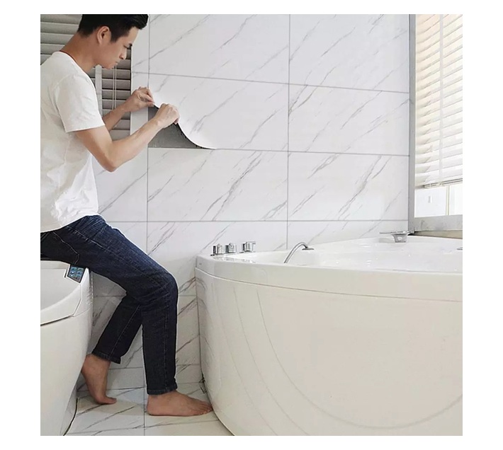 Peel & Stick Engineered PVC Durable Vinyl Flooring 2017B Makro