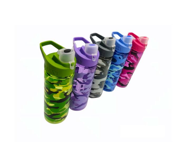 Camo water Bottle 600ml Pack of 5 Makro