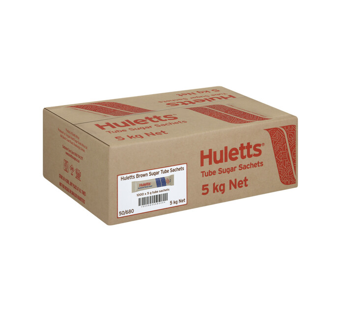 Huletts Brown Sugar Tubes (1 x 5kg) Makro