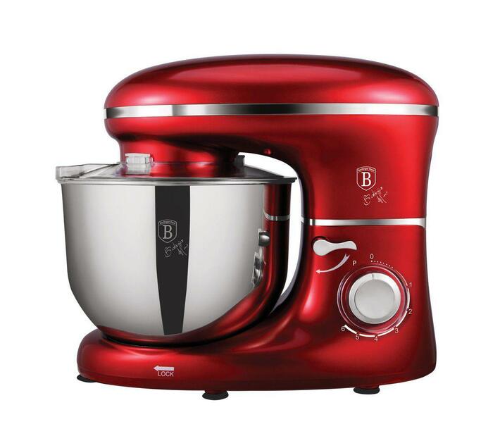 Berlinger Haus 1300W Heavy Duty Kitchen Machine Burgundy Metallic Makro