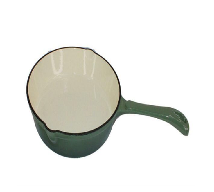 7 Piece Cast Iron Pots Forest Green Makro