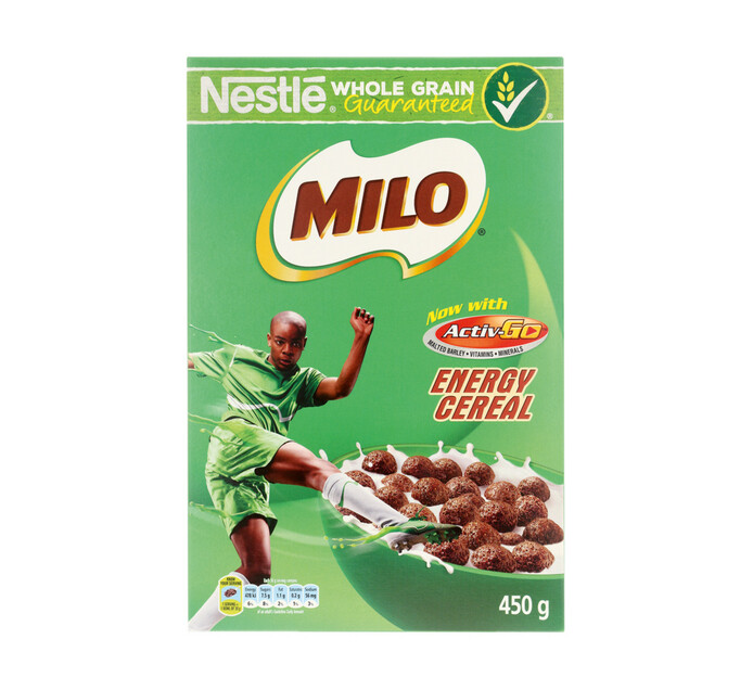 NESTLE MILO CEREAL 450G, WHOLEGRAIN Makro