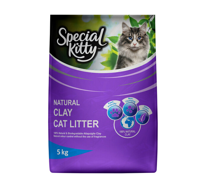 Special Kitty 5 x 5kg Cat Litter Clay 