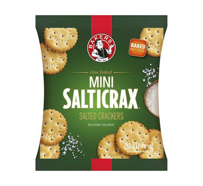 Bakers Salticrax Mini Biscuits Original (36 x 33g) Makro