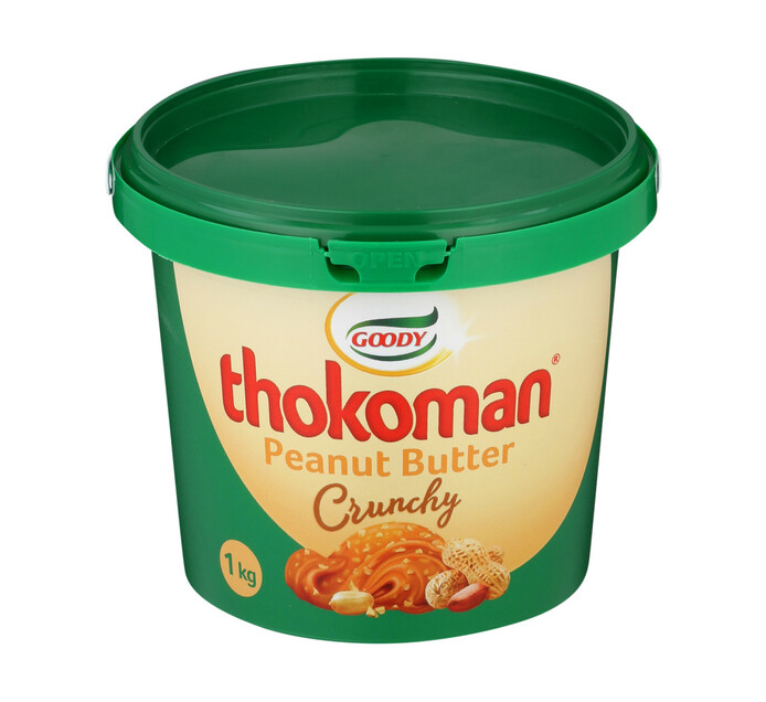 Thokoman Peanut Butter Crunchy (1 x 1kg)