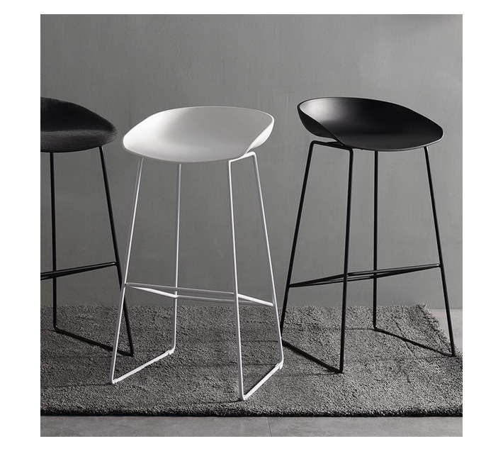 Bellagio Bar / Kitchen stools - White (Set of 2)