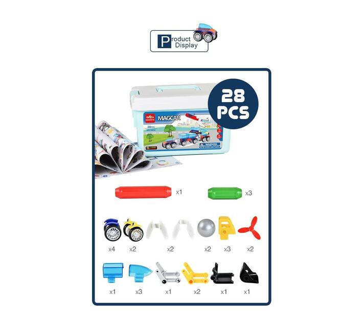 Toy Cars 28 pc Set for Toddlers, Preschoolers and young Kids