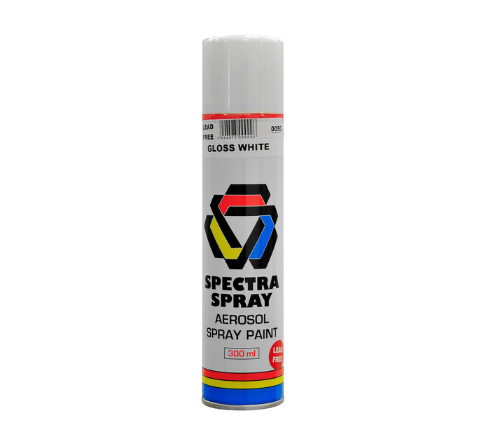 Spectra 300 ml Spray Paint Gloss white 
