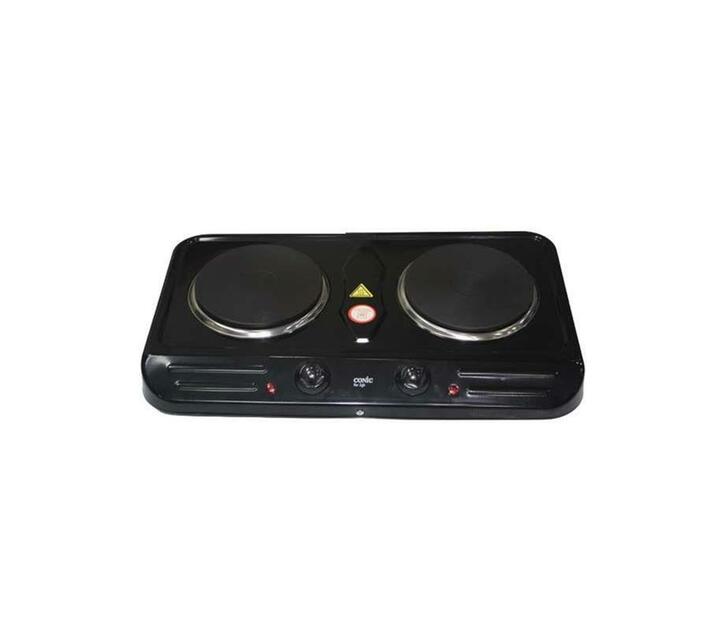 Electric Solid Stove - Black ad-s202h