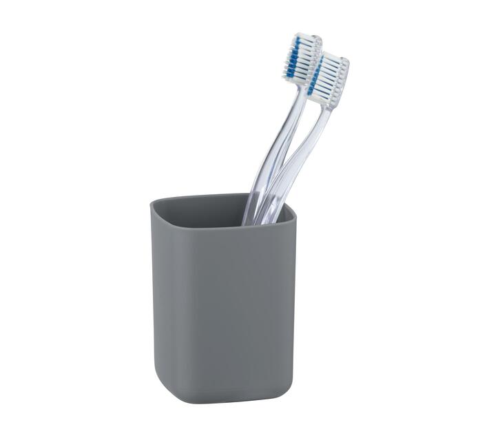 Wenko - Toothbrush Tumbler - Barcelona Range - Anthracite - Unbreakable