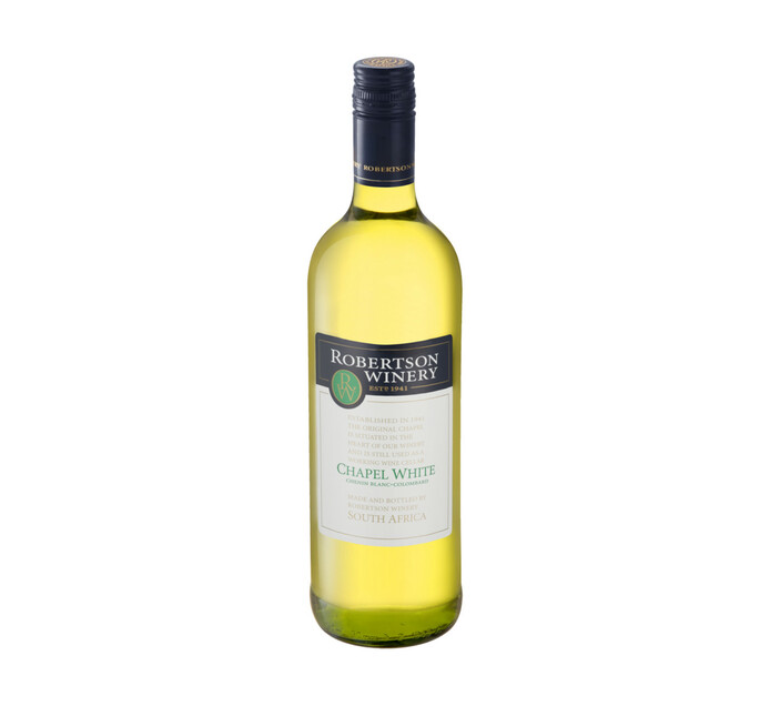 Robertson Chapel Dry White (1 x 750ml) Local Portstyle Wine Local