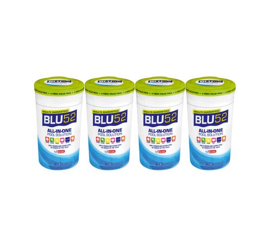Blu52 1.2 kg All-in-One Pool Solution 4-Pack 
