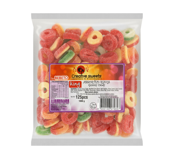 King Jelly Sweets Double Joy (1 x 1kg) Makro