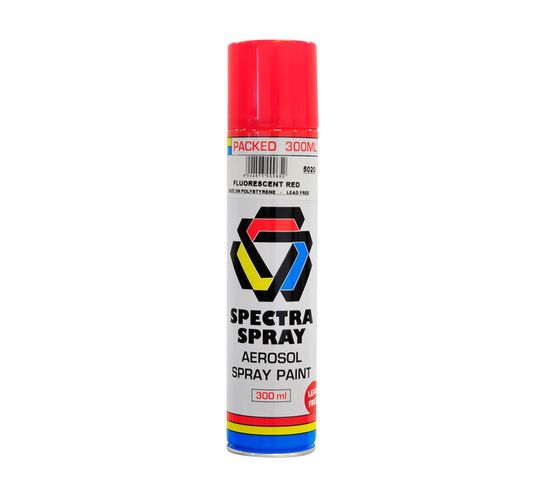 Spectra Flourescent Spray Paint Red 
