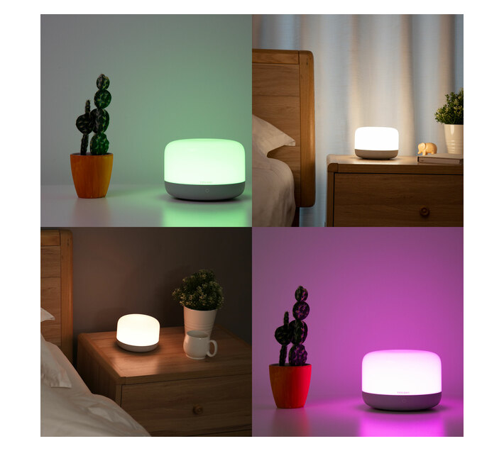Yeelight LED Bedside Lamp D2 RGB Coloured Smart Light, Apple HomeKit