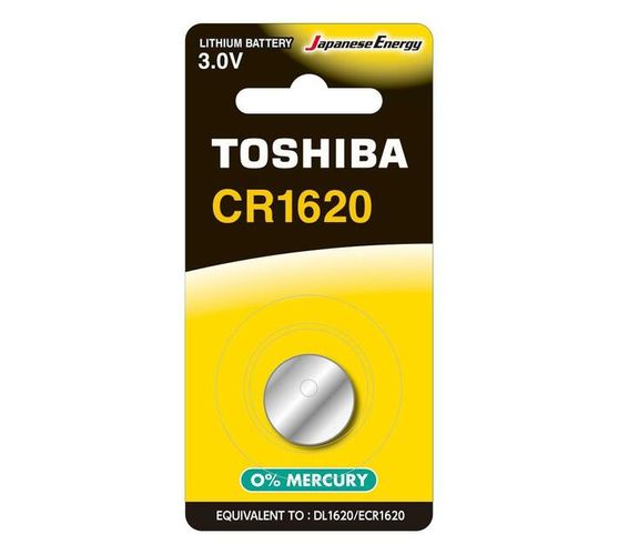 Toshiba Lithium Coin Cell CR1620 - Single