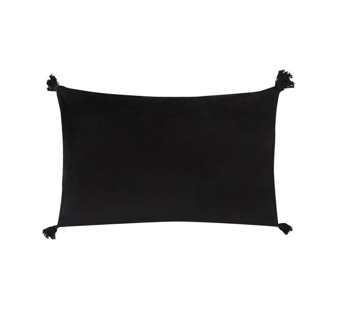 SCATTER CUSHION 40X60CM VELVET BLACK Makro