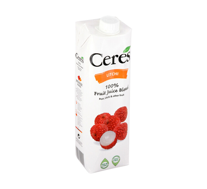 Ceres Fruit Juice Litchi (1 x 1L) L/life fruit juice Long Life