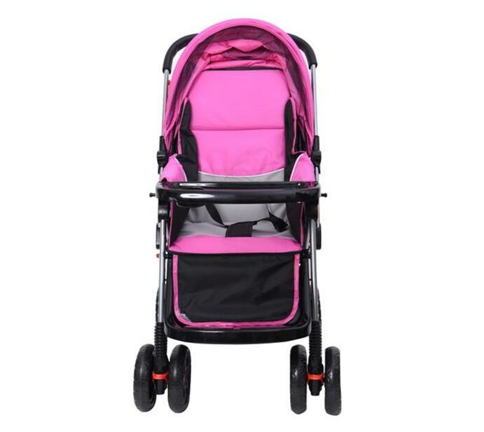 Baneen Baby Stroller Pram with Lift Up Foot Rest and Reversible handle