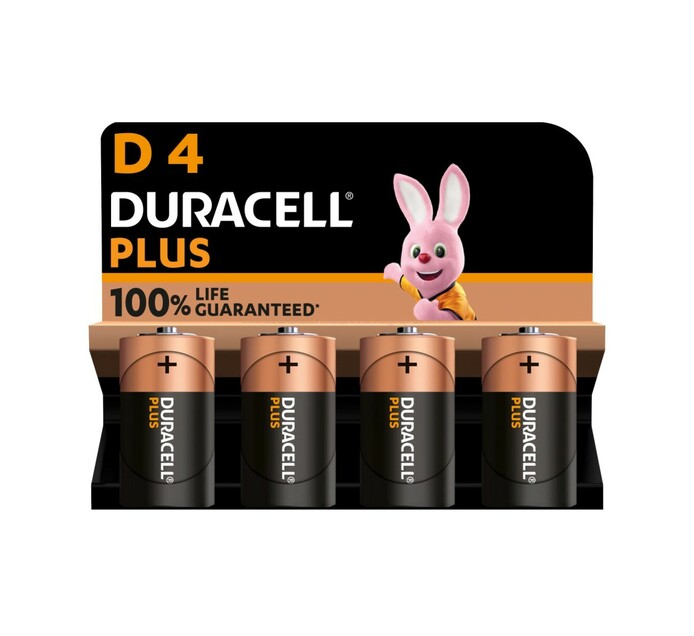Duracell Plus Power D4 Pack Makro