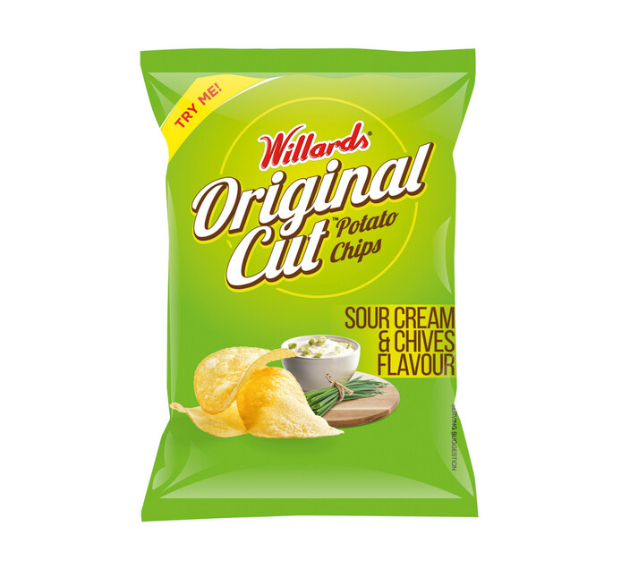 Willards Straight Cut Potato Chips (All Variants) (18 x 125g)