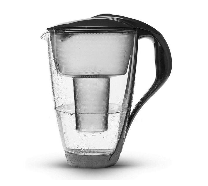 PearlCo Glass Water Filter Jug 2L Anthracite Makro