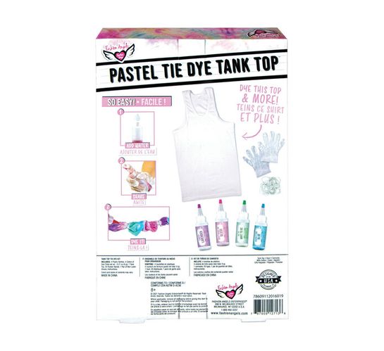 Fashion Angels Tie Dye Pastel Tank Top Kit 