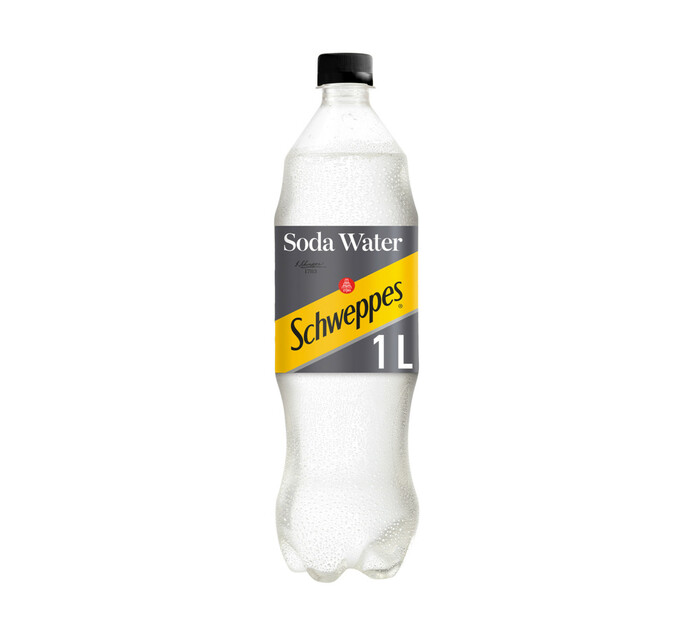 SCHWEPPES SODA WATER SOFT DRINK 1L Makro