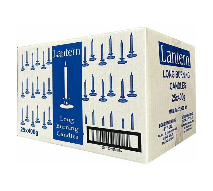 Lantern 400g 6pk Household Candles (25x400g) Makro