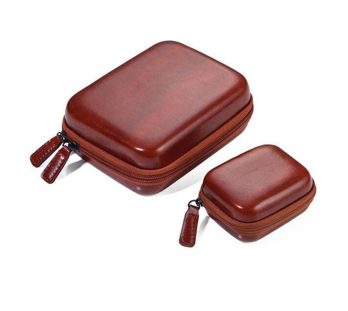 Troika Protective Organiser Cases with Zip ONPACK Brown Set of 2