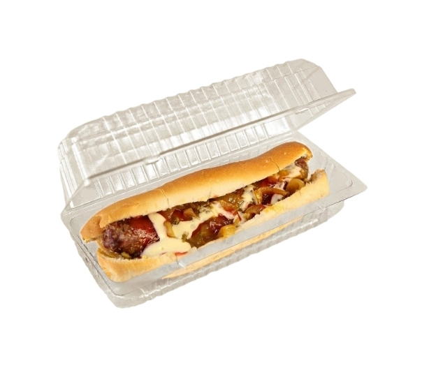 Hot dog roll Take Away Container 50 PCS Makro
