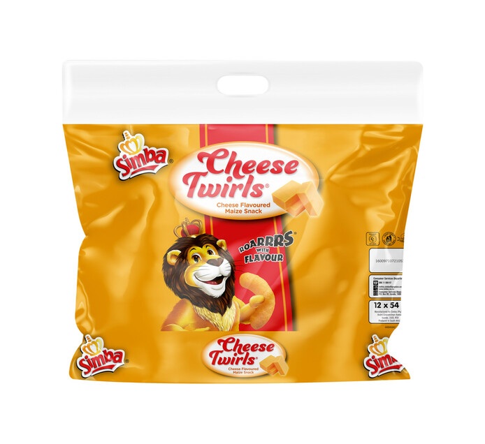 SIMBA TWIRLS 12X54G, CHEESE Makro