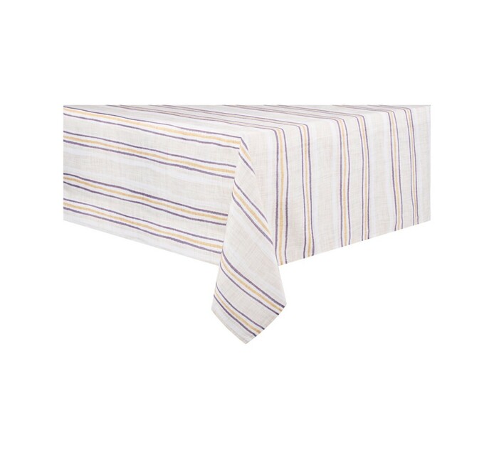 Linen House 150 x 275 cm Linear Table Cloth 