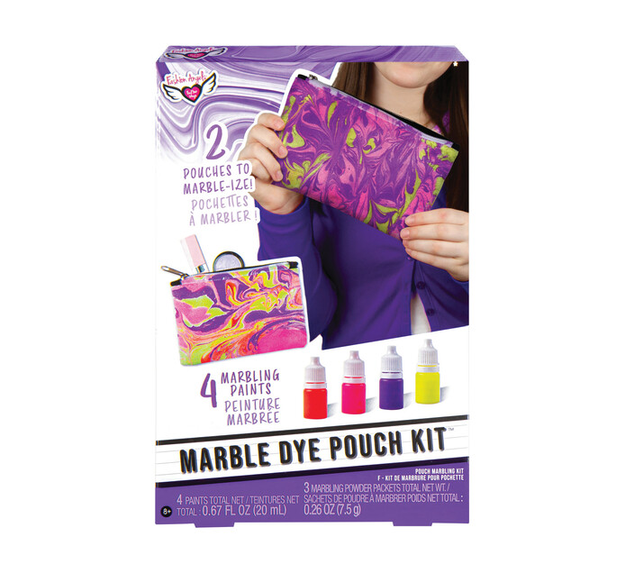 Fashion Angels Tie Dye Marble Dye Pouch Kit Makro