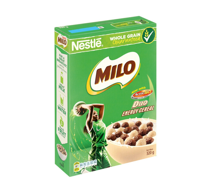 NESTLE MILO 320G, DUO WHOLEGRAIN Makro