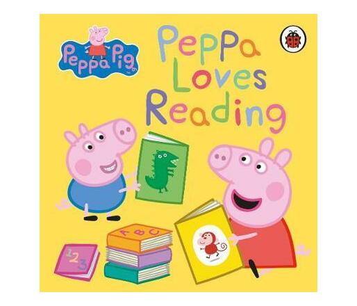 Peppa Pig: Peppa Loves Reading (Board book)