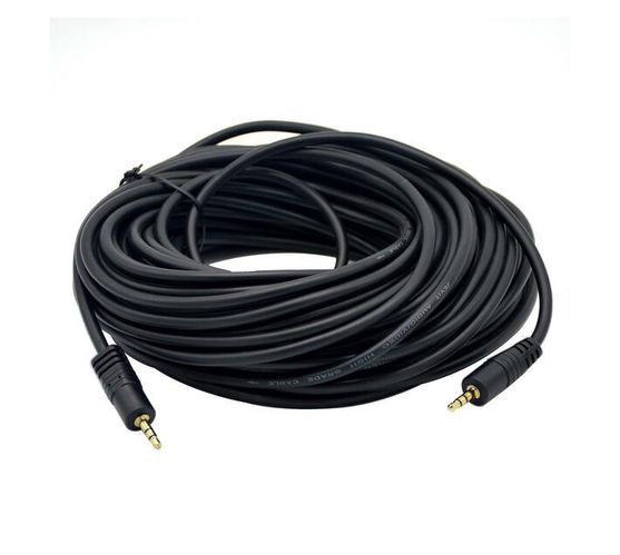 3.5mm Aux Audio Jack Extension Cable - Male to Male -20 Meter