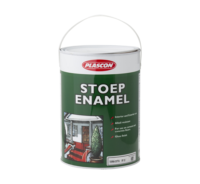 PLASCON 5L Stoep Enamel Terracotta Floor Paint Floor Paint Floor