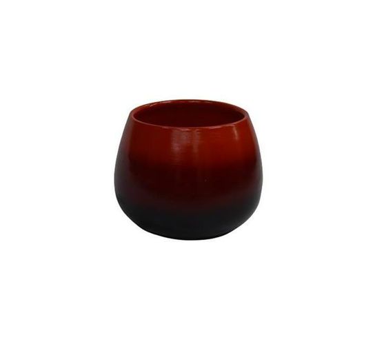 Vase 22.5x22cm Traditional Planter Red Ombre - Decor Essentials
