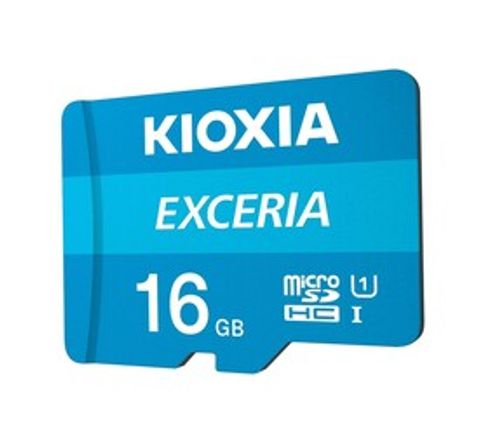 Kioxia 16 GB Exceria MicroSD Card with Adapter 