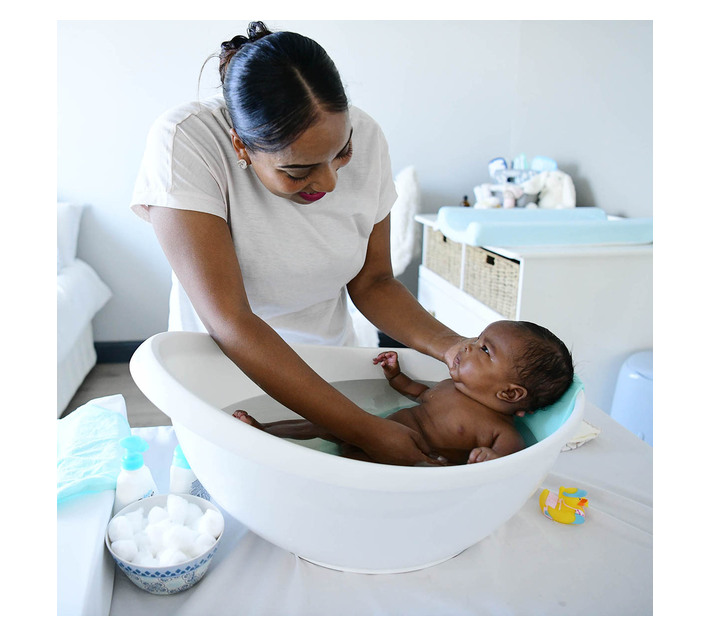 Snuggletime My First Bath Tub White/Blue Makro